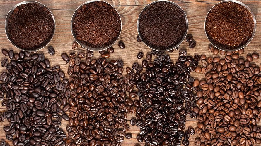 Typer af lokale kaffebønner også kendt i verden
