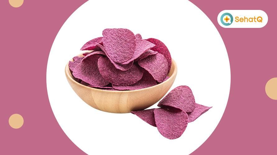 4 предности пурпурног чипса од слатког кромпира богатог влакнима